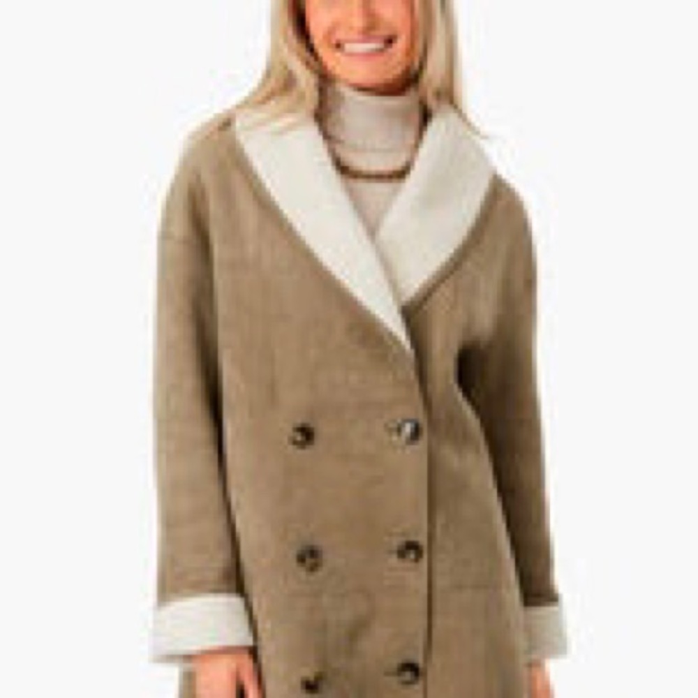Tuckernuck French Gray Suede Thayer Coat - S